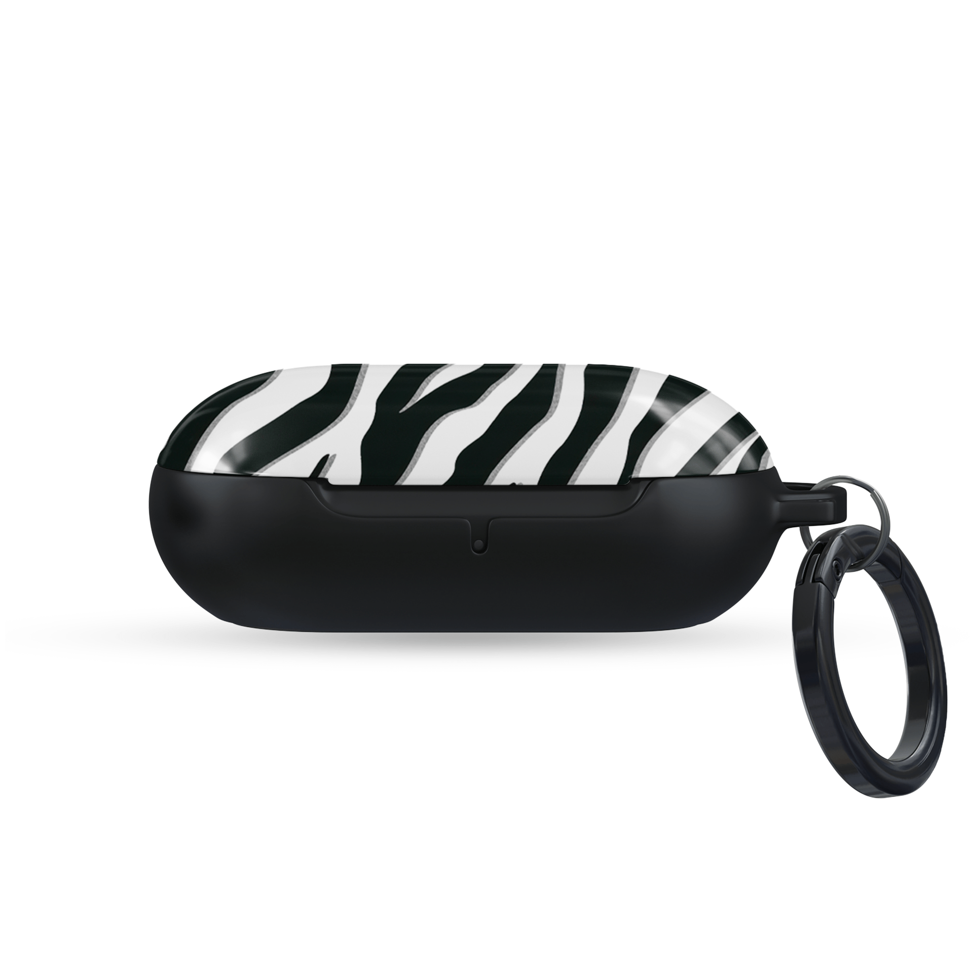 Case and Charm | Zebra Print Nocturnal Stride Protective Samsung Buds Tough Case - Tech Accessories