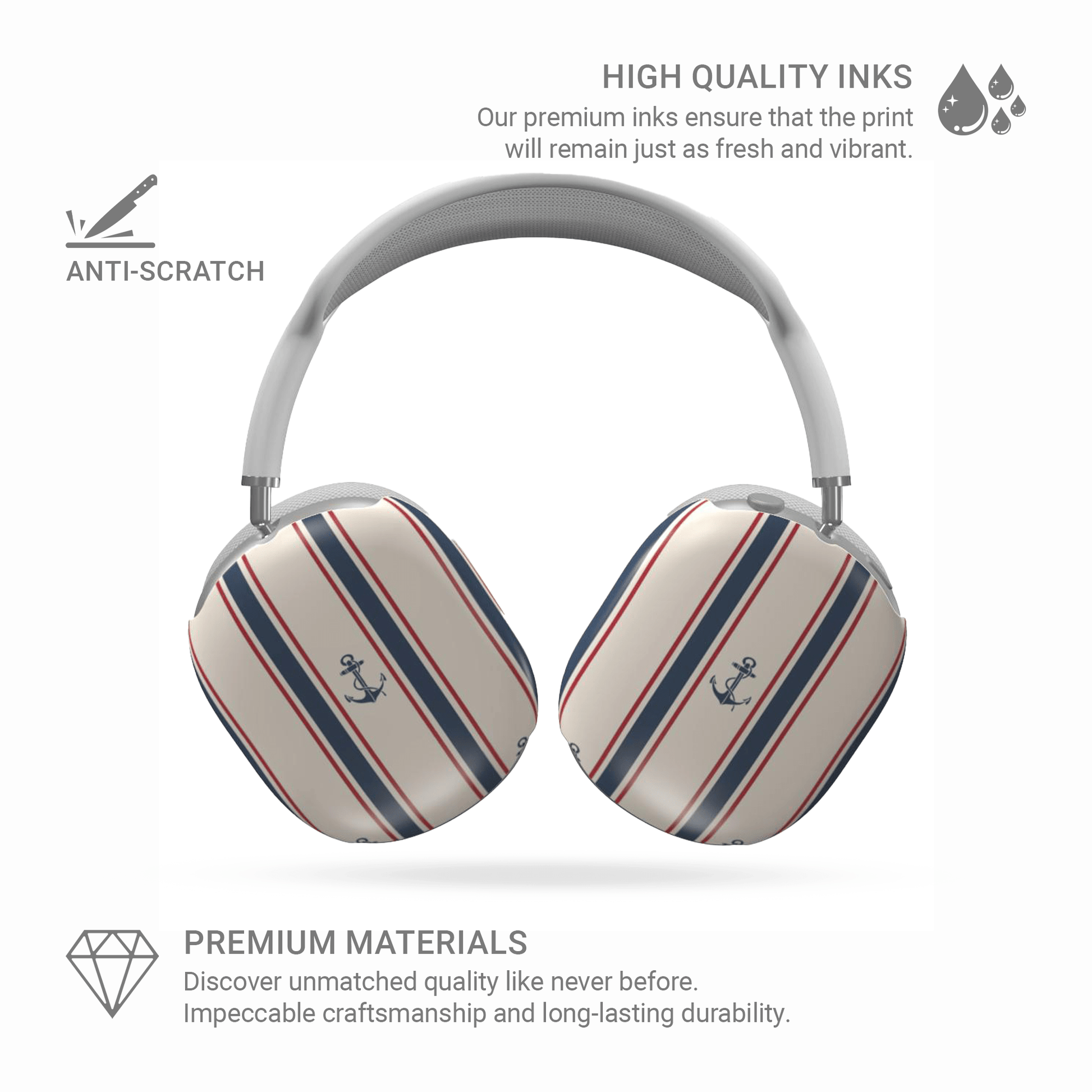 Anchor‑Watch Lines | Apple AirPods Max Tough Case - Case & Charm