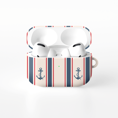 Anchor‑Watch Lines | Apple AirPods Tough Case - Case & Charm