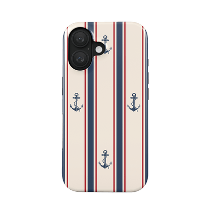Anchor‑Watch Lines | Tough Phone Case - Case & Charm