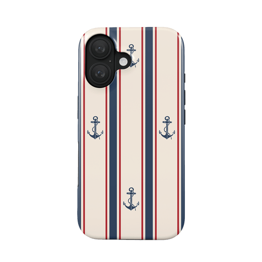 Anchor‑Watch Lines | Tough Phone Case - Case & Charm