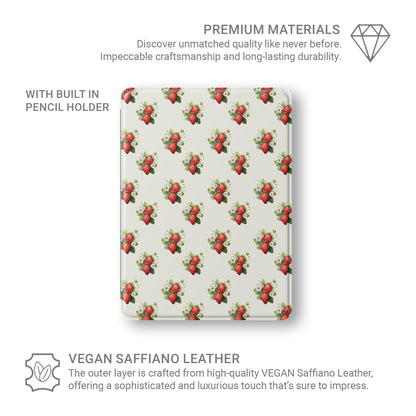 Case and Charm Strawberry Bliss | Protective Apple iPad Case - Tech Accessories