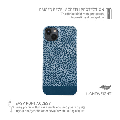 Poppy Blue | Snap Phone Case