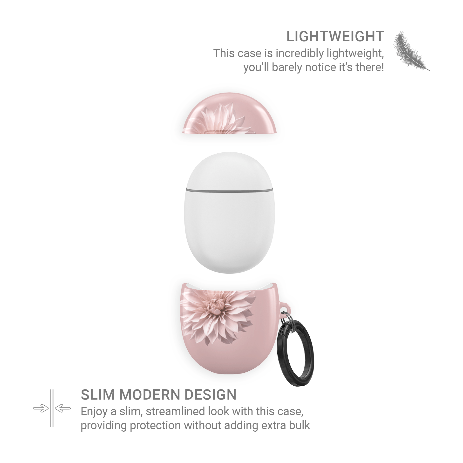 Blush Grace | Google Pixel Buds Tough Case - Case & Charm