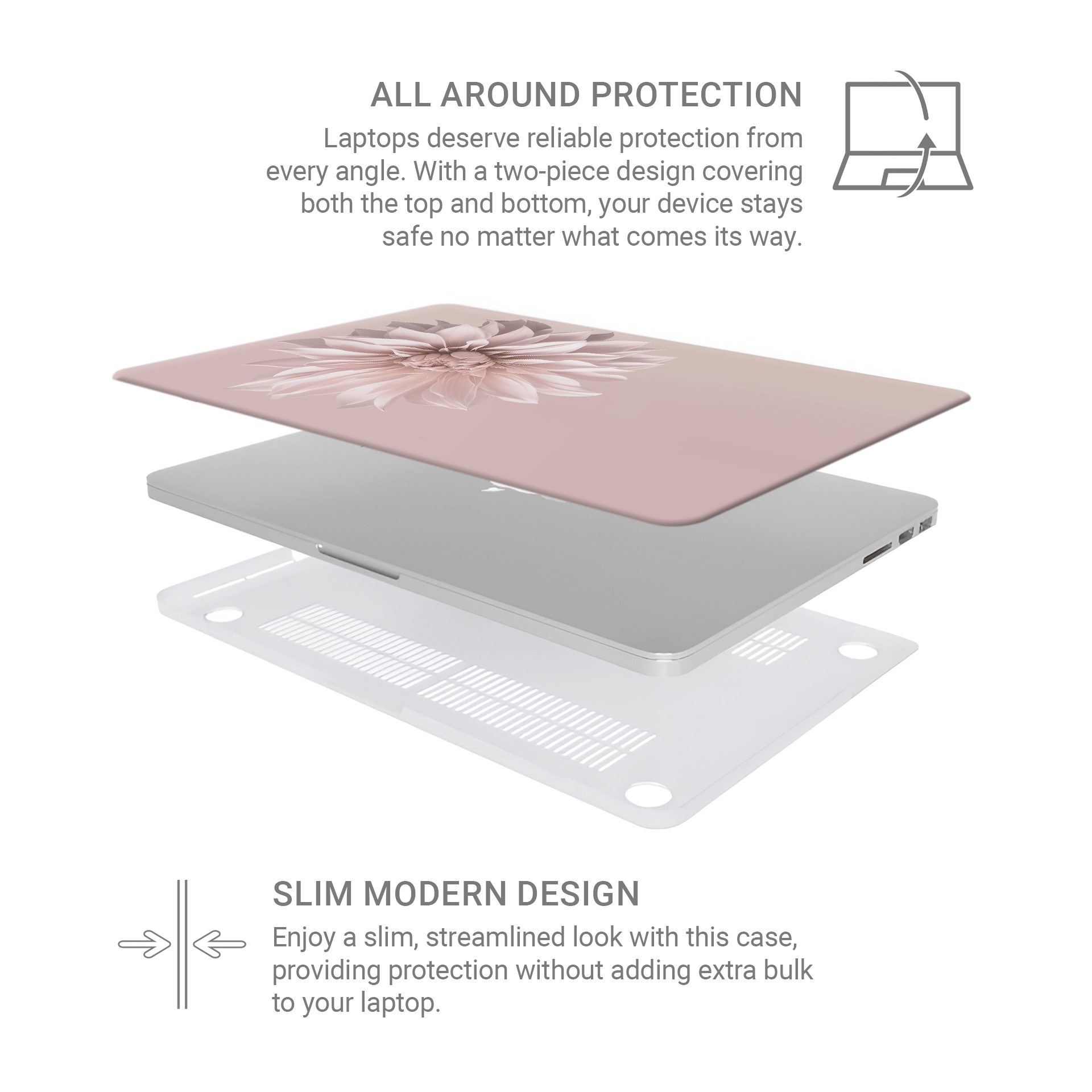 Blush Grace | MacBook Case - Case & Charm