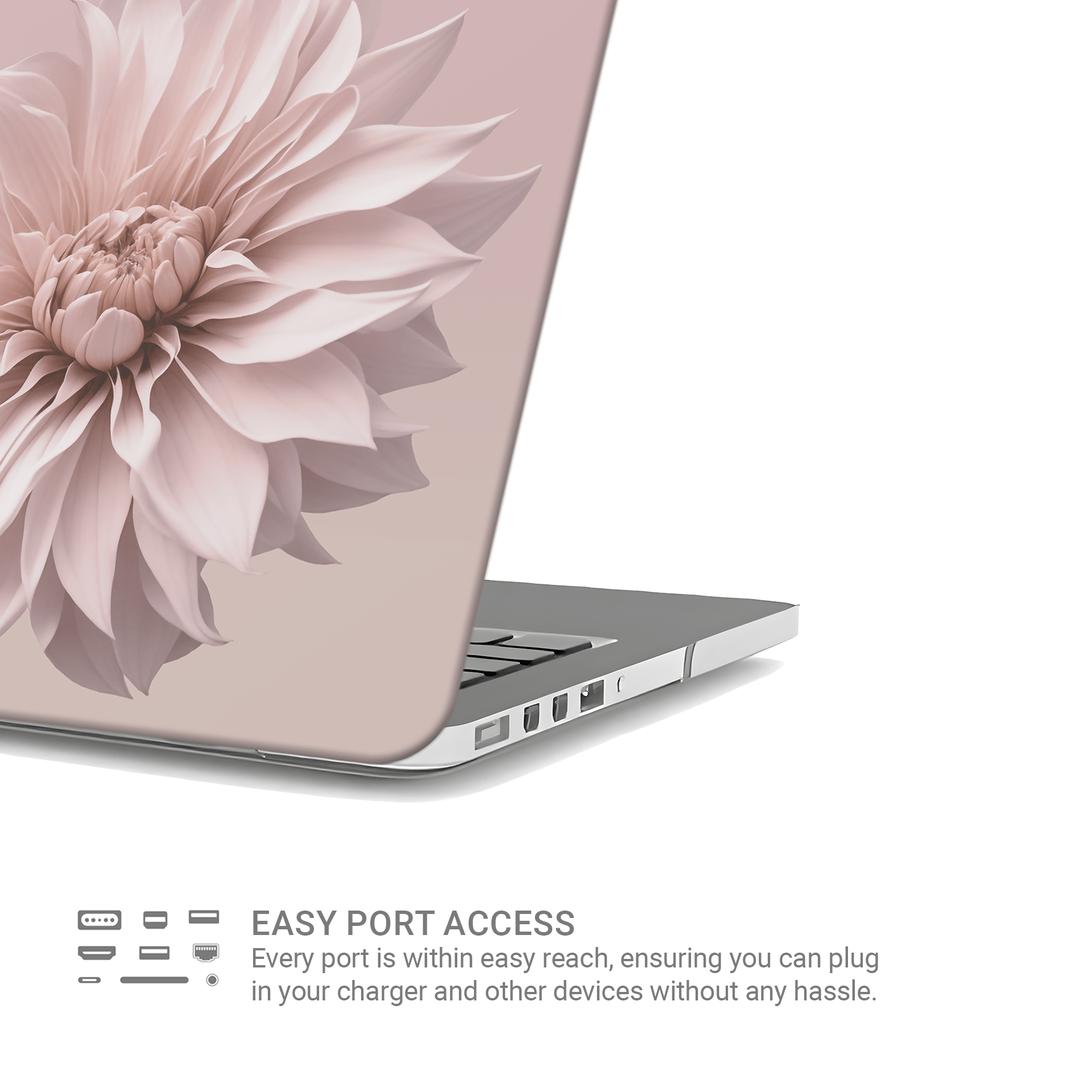 Blush Grace | MacBook Case - Case & Charm