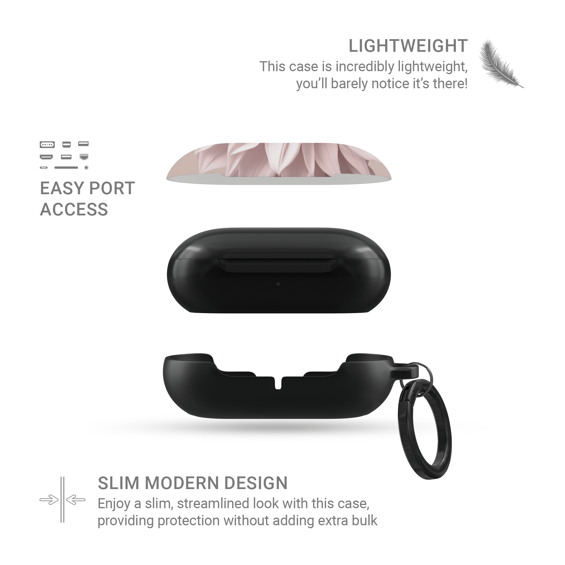 Blush Grace | Samsung Buds Tough Case - Case & Charm