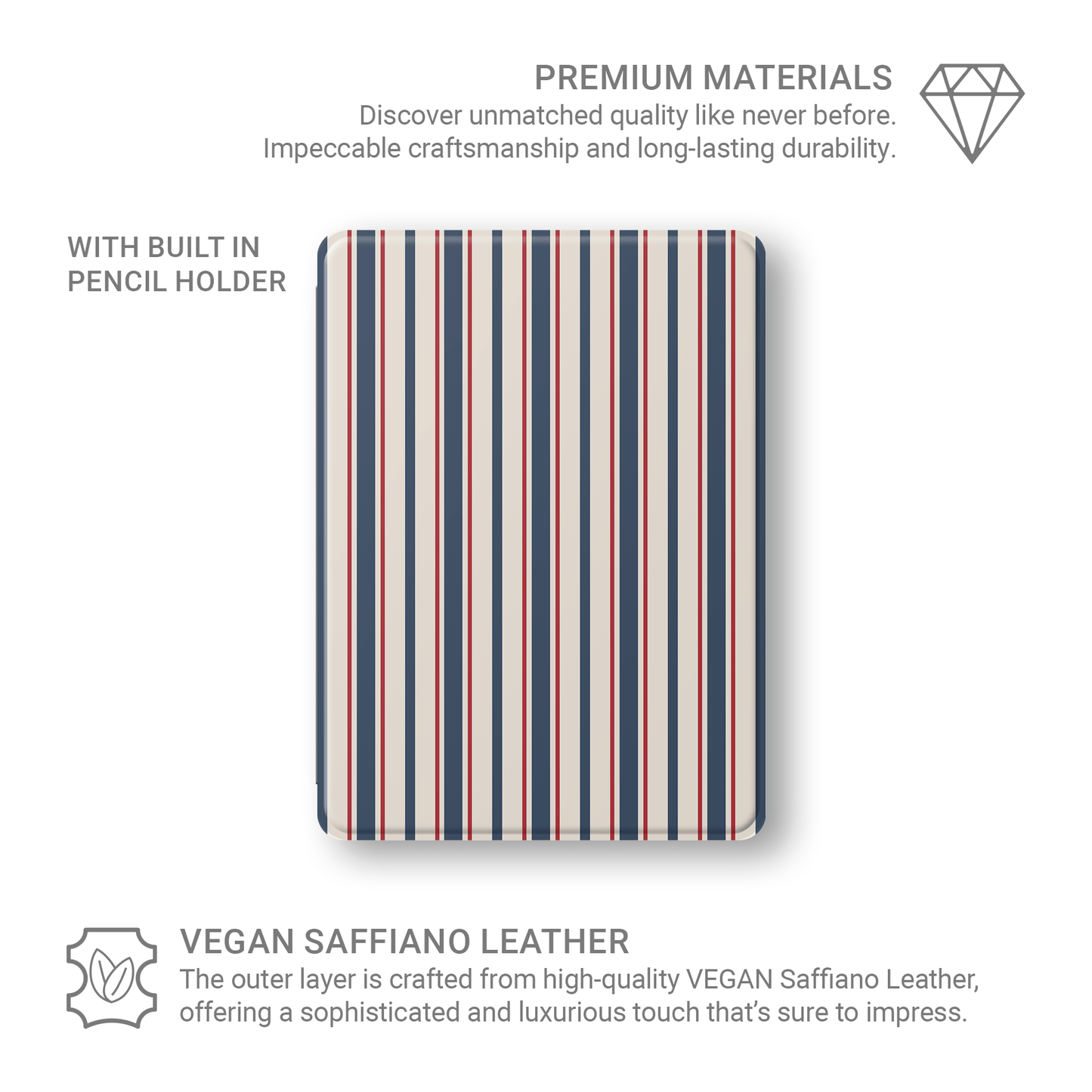 Bosun’s Pinstripe | Apple iPad Case - Case & Charm