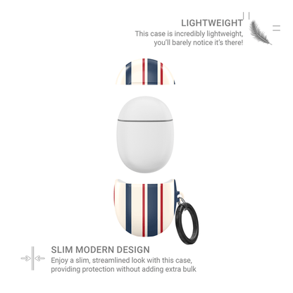 Bosun’s Pinstripe | Google Pixel Buds Tough Case - Case & Charm