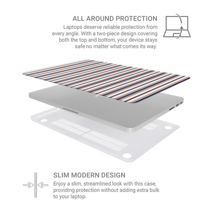 Bosun’s Pinstripe | MacBook Case - Case & Charm