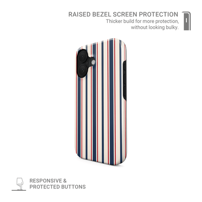 Stripe MagSafe tough protective phone case