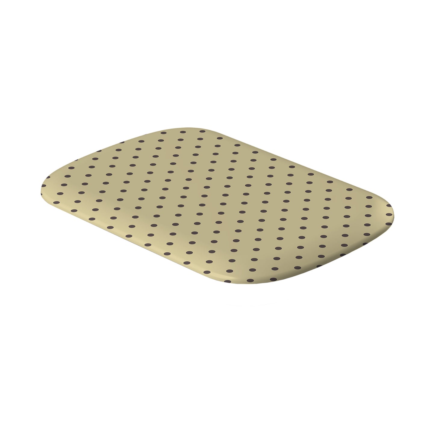 Cocoa Drops Power Bank Shell featuring small, evenly spaced cocoa-brown polka dots on a creamy vanilla background.