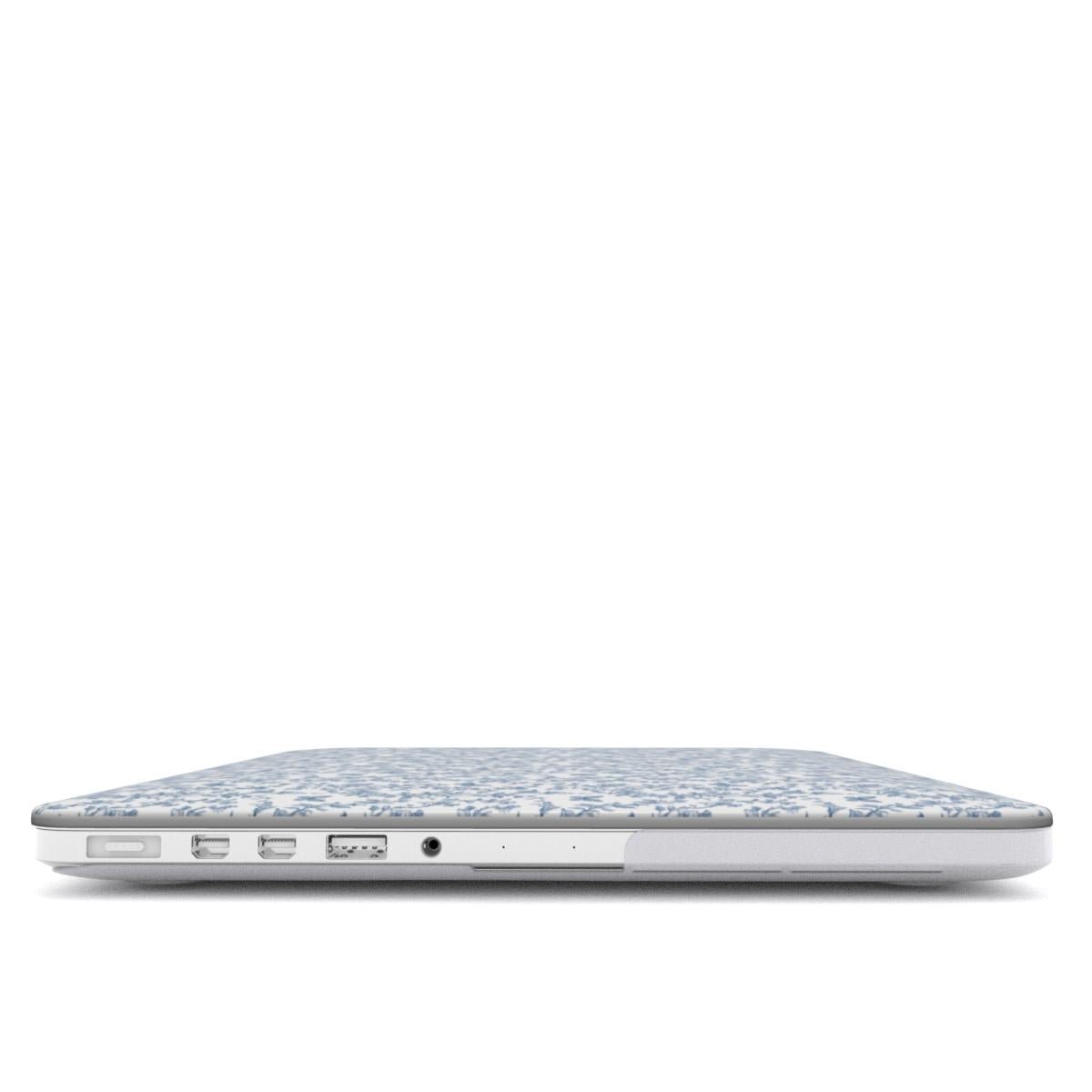 MacBook Case – slim floral and butterfly hard shell cover
