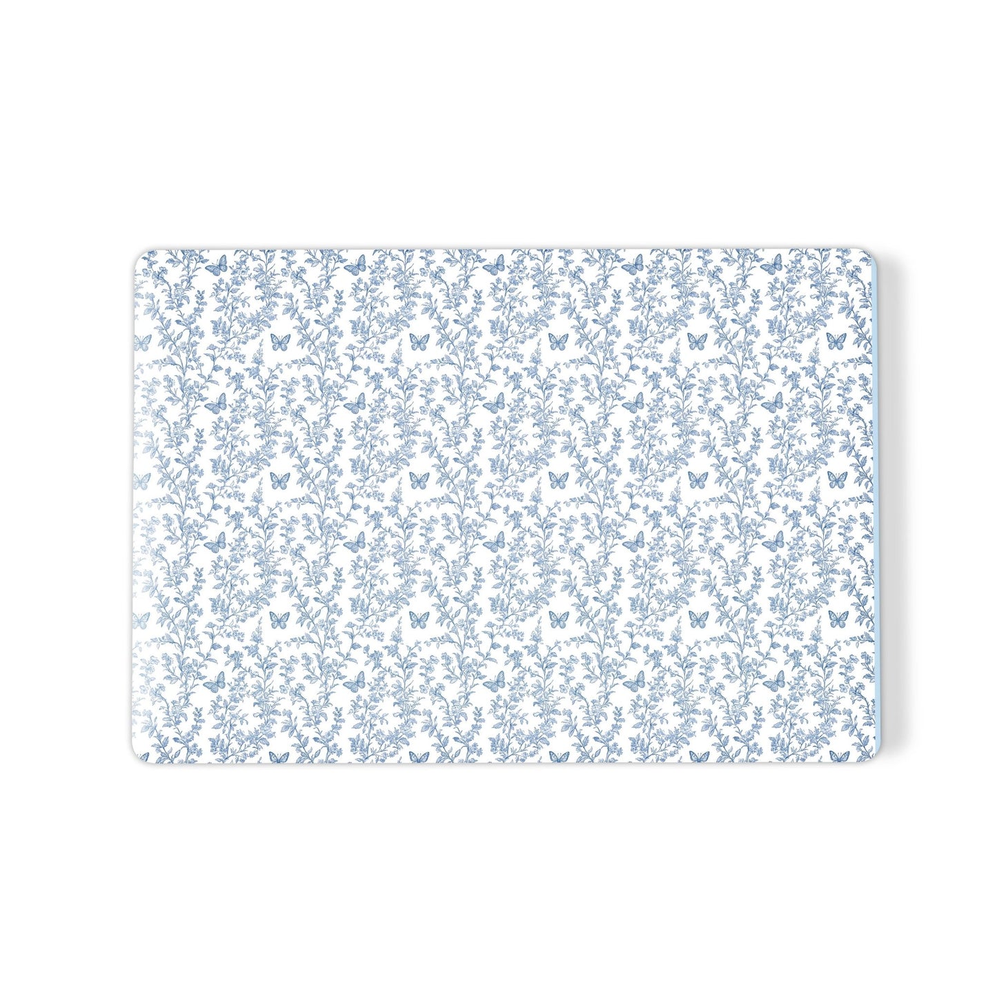 Protective-MacBook-Case-blue-and-white-slim-floral-and-butterfly-hard-shell-cover