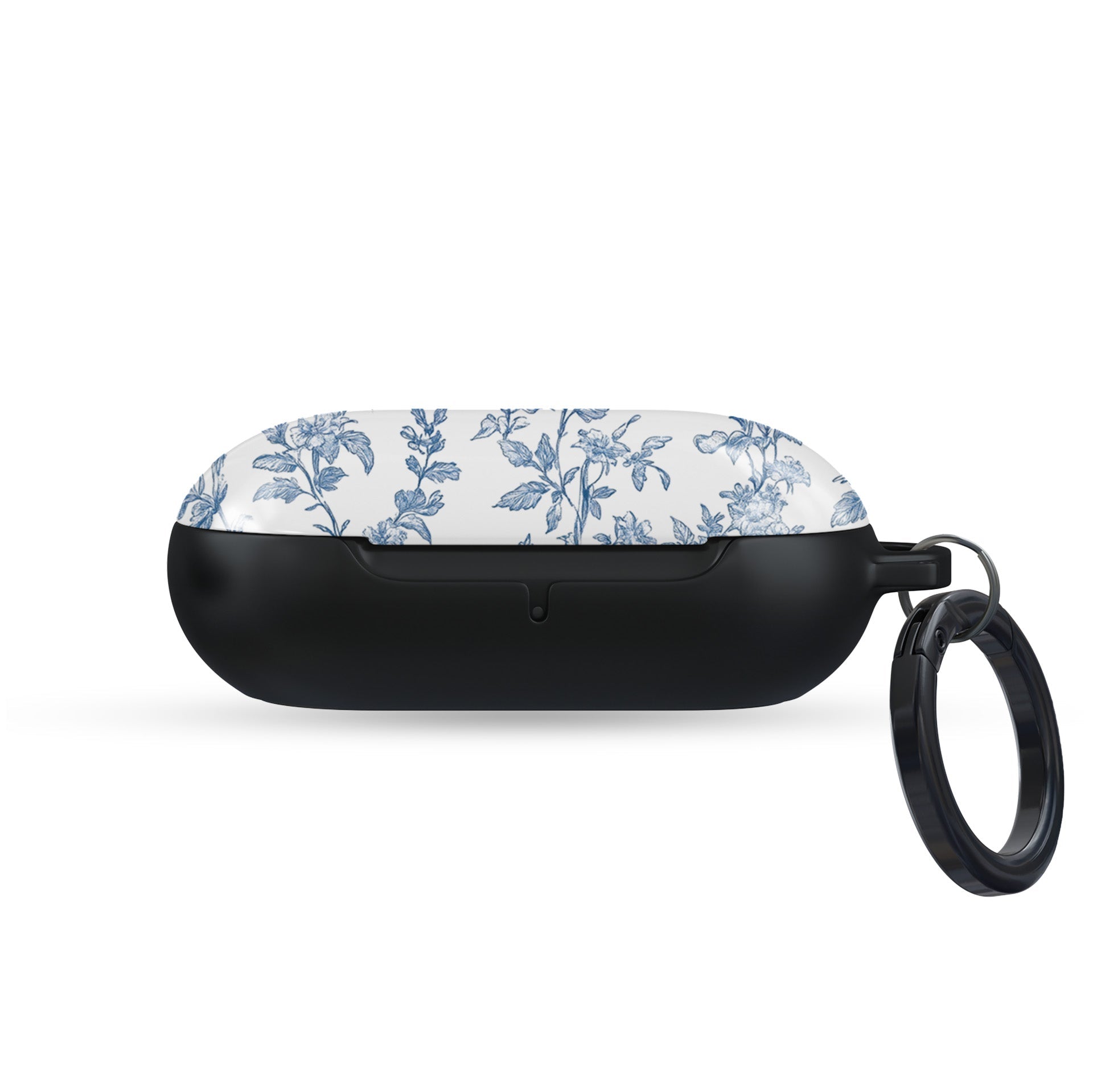 Butterfly Ballet Samsung Buds case – blue floral and butterfly protective cover