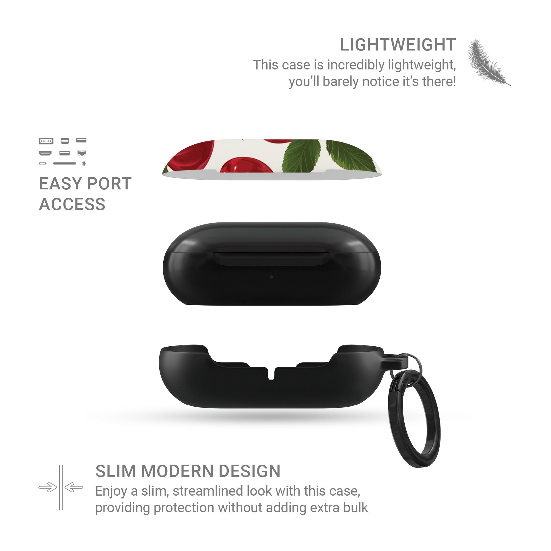 Cherry Bloom | Samsung Buds Tough Case - Case & Charm