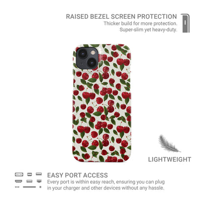Cherry Bloom | Protective Snap Phone Case - Case & Charm