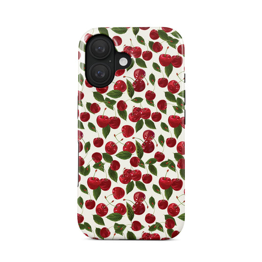 Case & Charm Cherry Bloom | Protective Snap Phone Case for iPhone, Samsung and Pixel