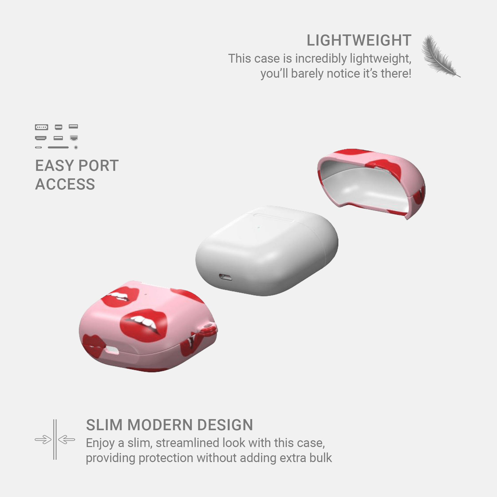 Cherry Sundae | Apple AirPods Tough Case - Tech Accessories