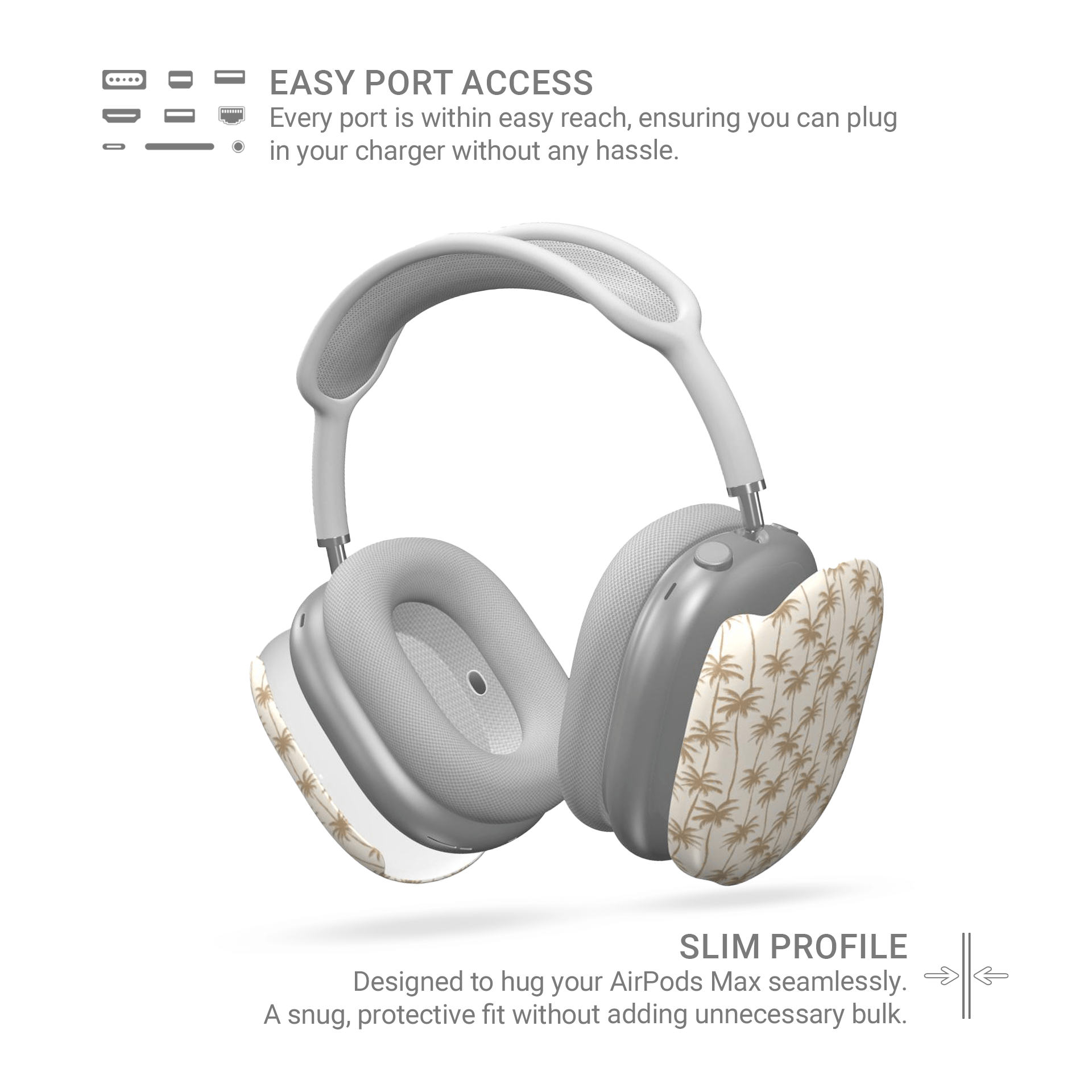 Coconut Daydream | Apple AirPods Max Tough Case - Case & Charm