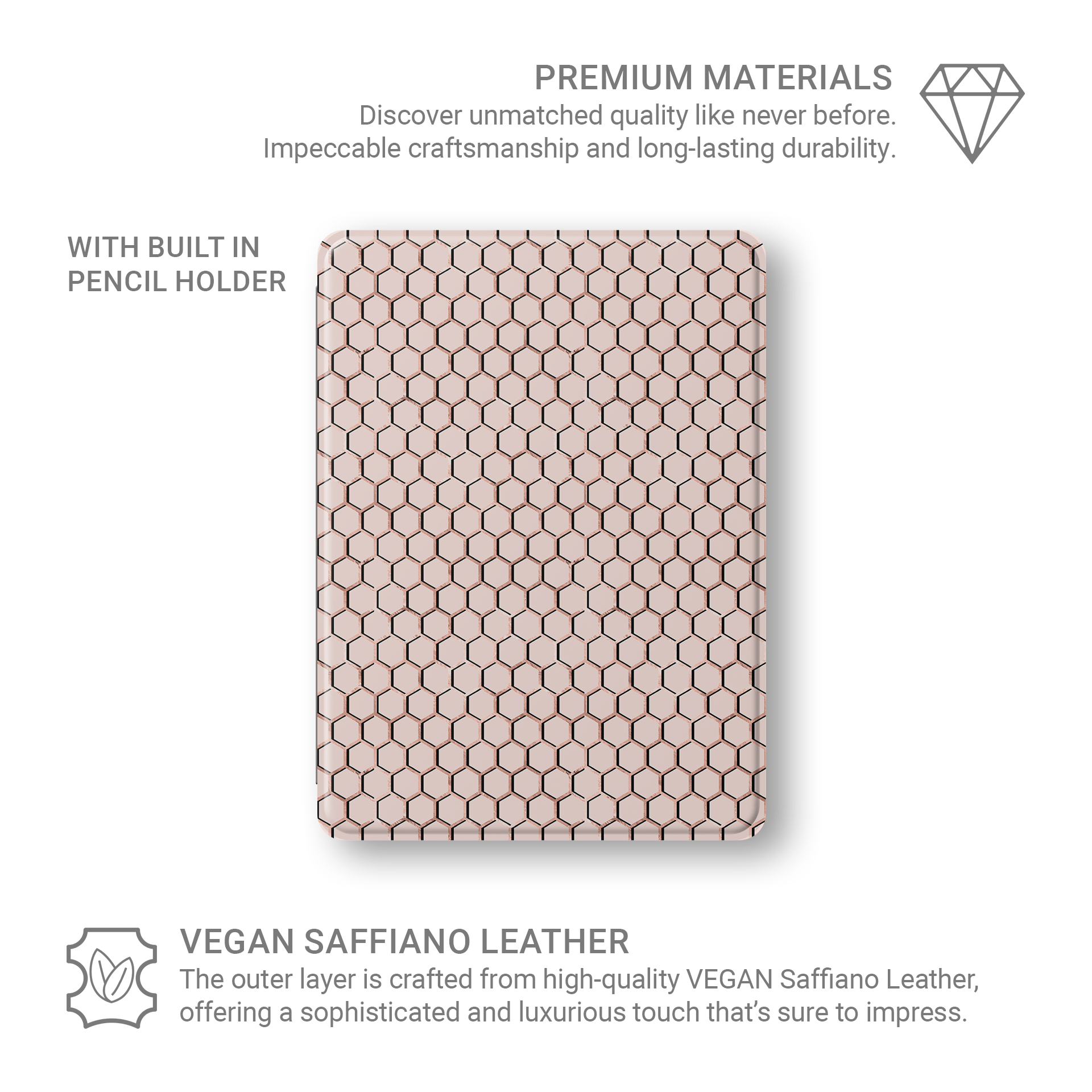 Dusky Hive | Apple iPad Case - Case & Charm