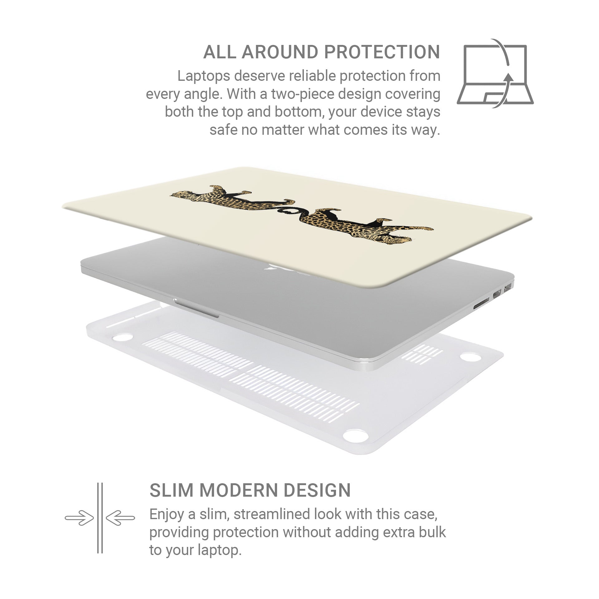 Fierce Reflections | MacBook Case - Case & Charm