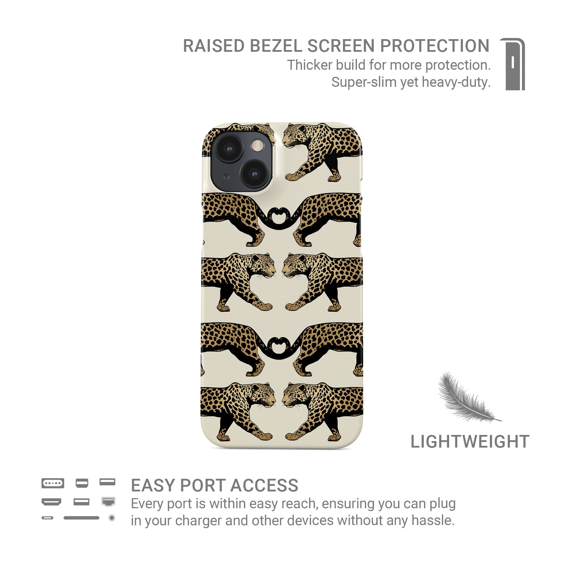 Fierce Reflections | Snap Phone Case - Case & Charm