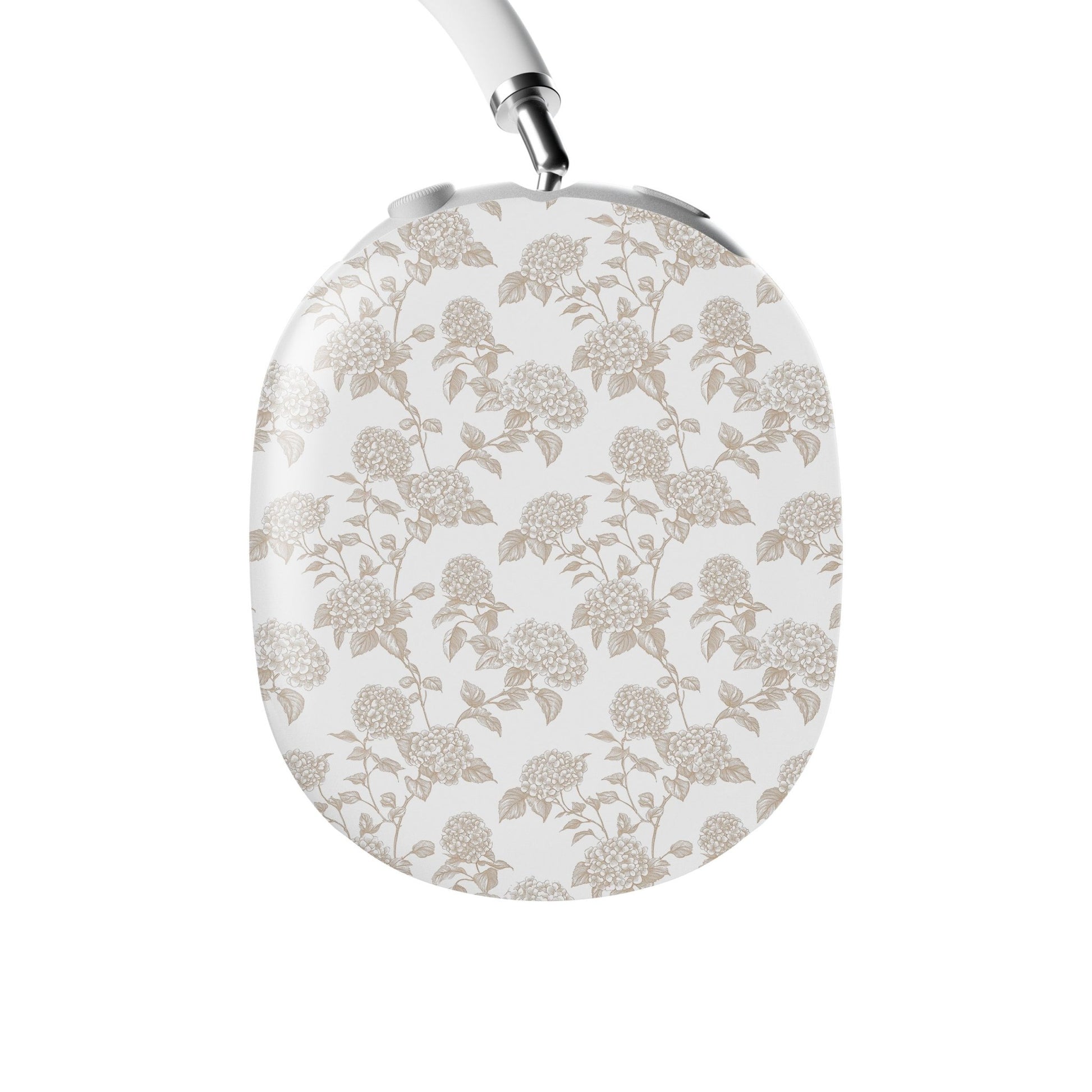 Garden Parlour AirPods Max Tough Case with vintage sepia floral pattern, slim glossy finish, and scratch-resistant protective design.