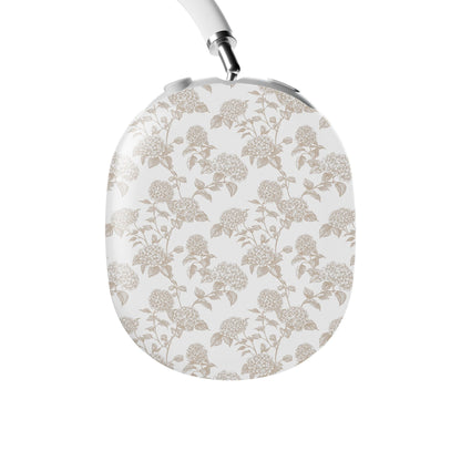 Garden Parlour AirPods Max Tough Case with vintage sepia floral pattern, slim glossy finish, and scratch-resistant protective design.