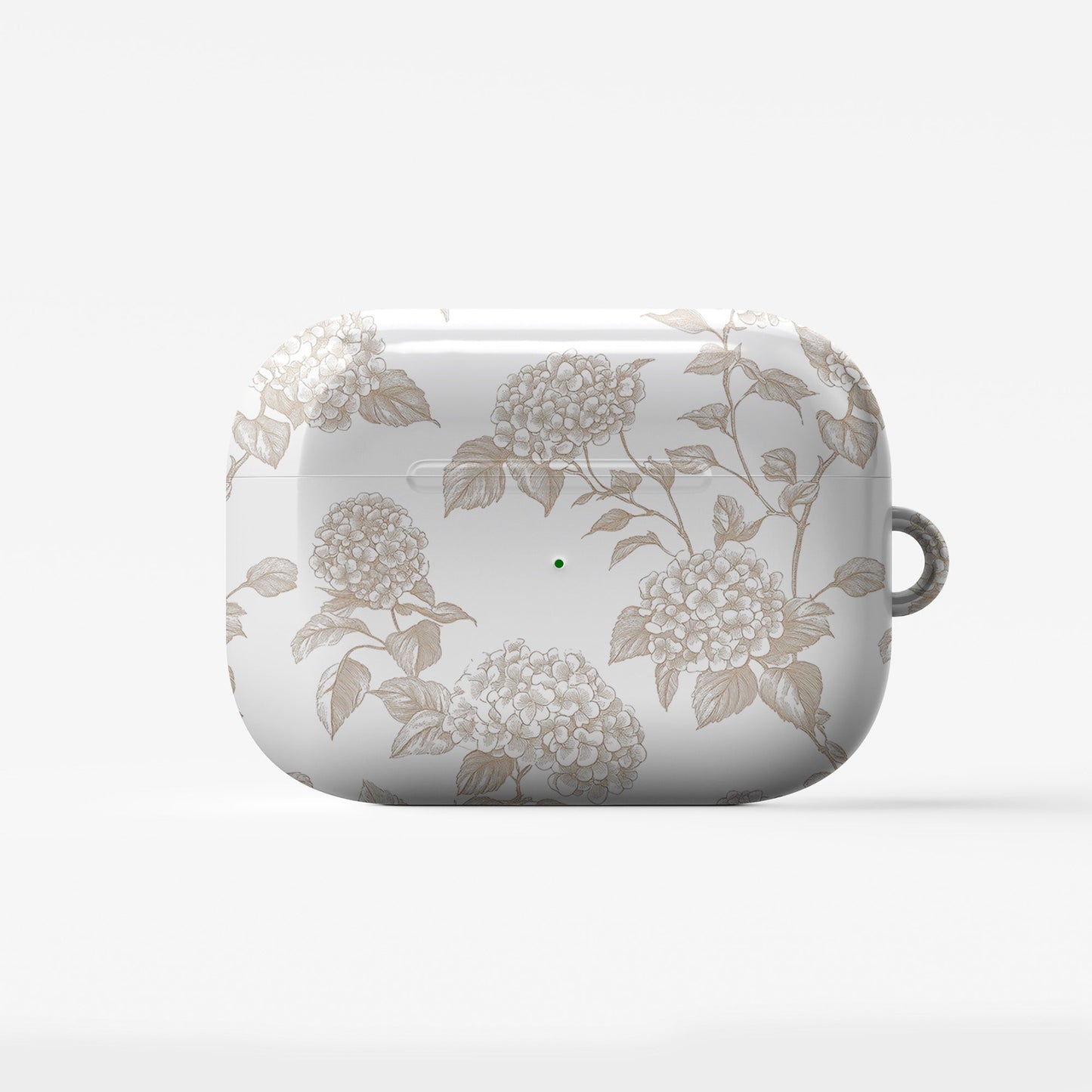 sepia vintage floral design with glossy finish, slim and scratch-resistant cover for Apple AirPods Pro and AirPods Pro 2