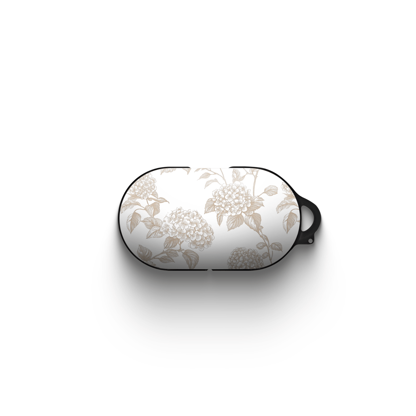 Slim glossy Samsung Galaxy Buds case with botanical design