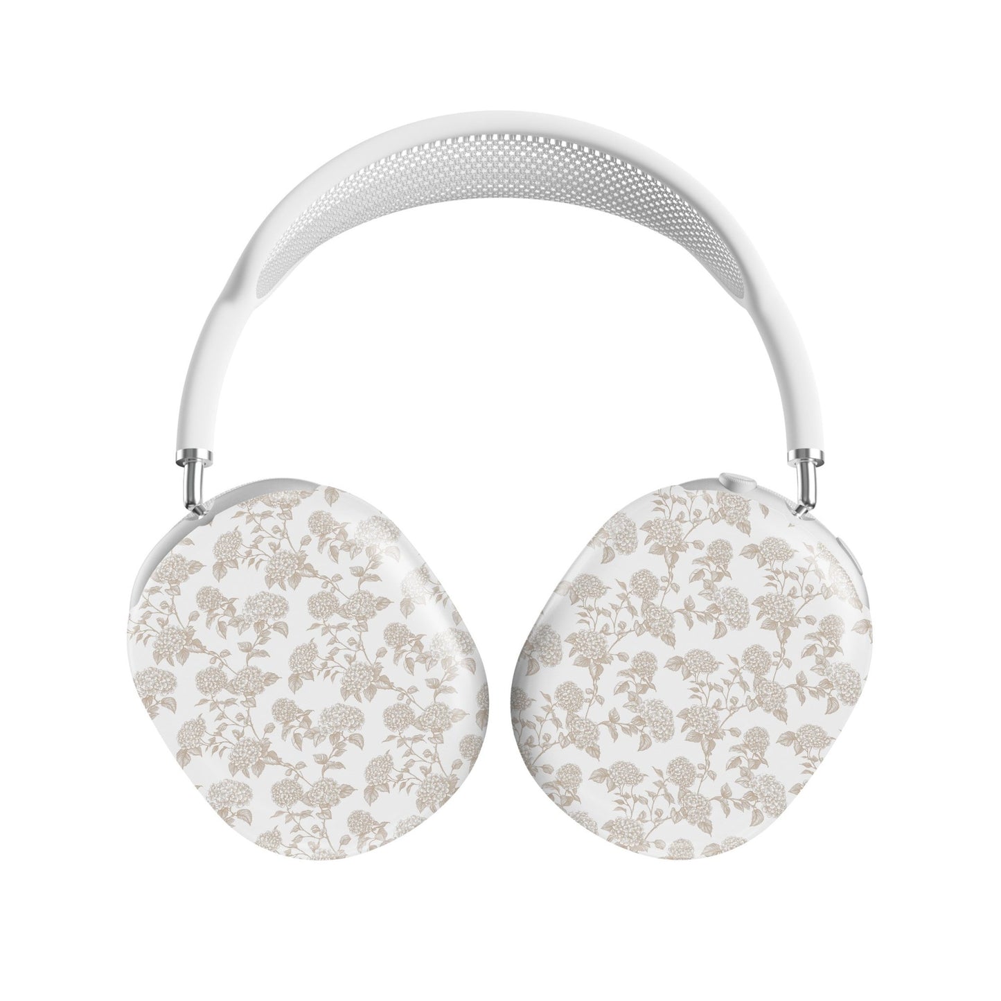 Garden Parlour AirPods Max Tough Case with vintage sepia floral pattern, slim glossy finish, and scratch-resistant protective design.