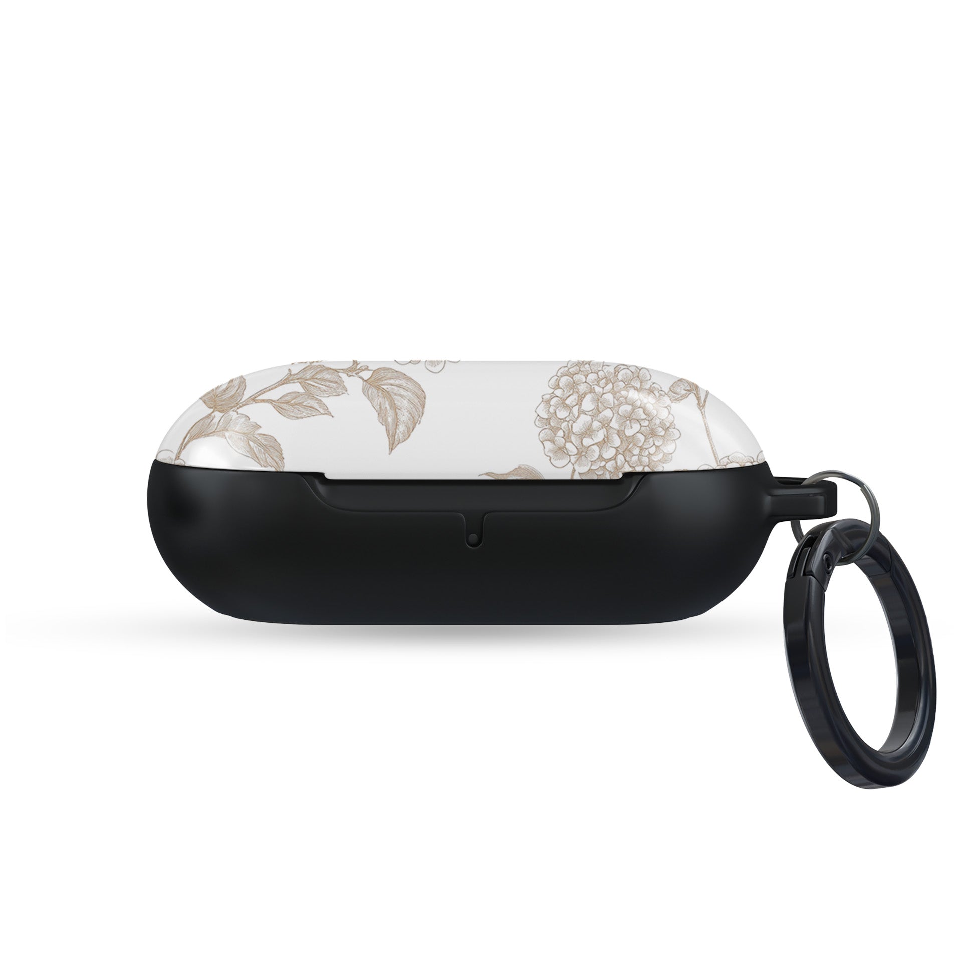 Slim glossy Samsung Galaxy Buds case with botanical design