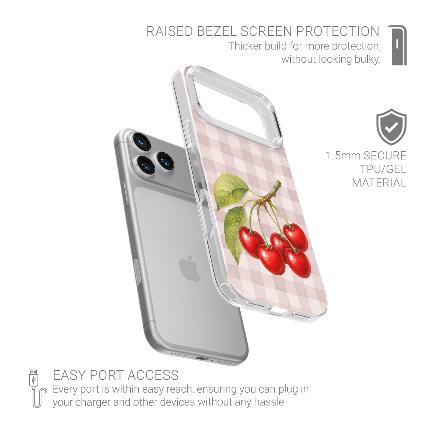 Ruby Bough | Soft Clear Case