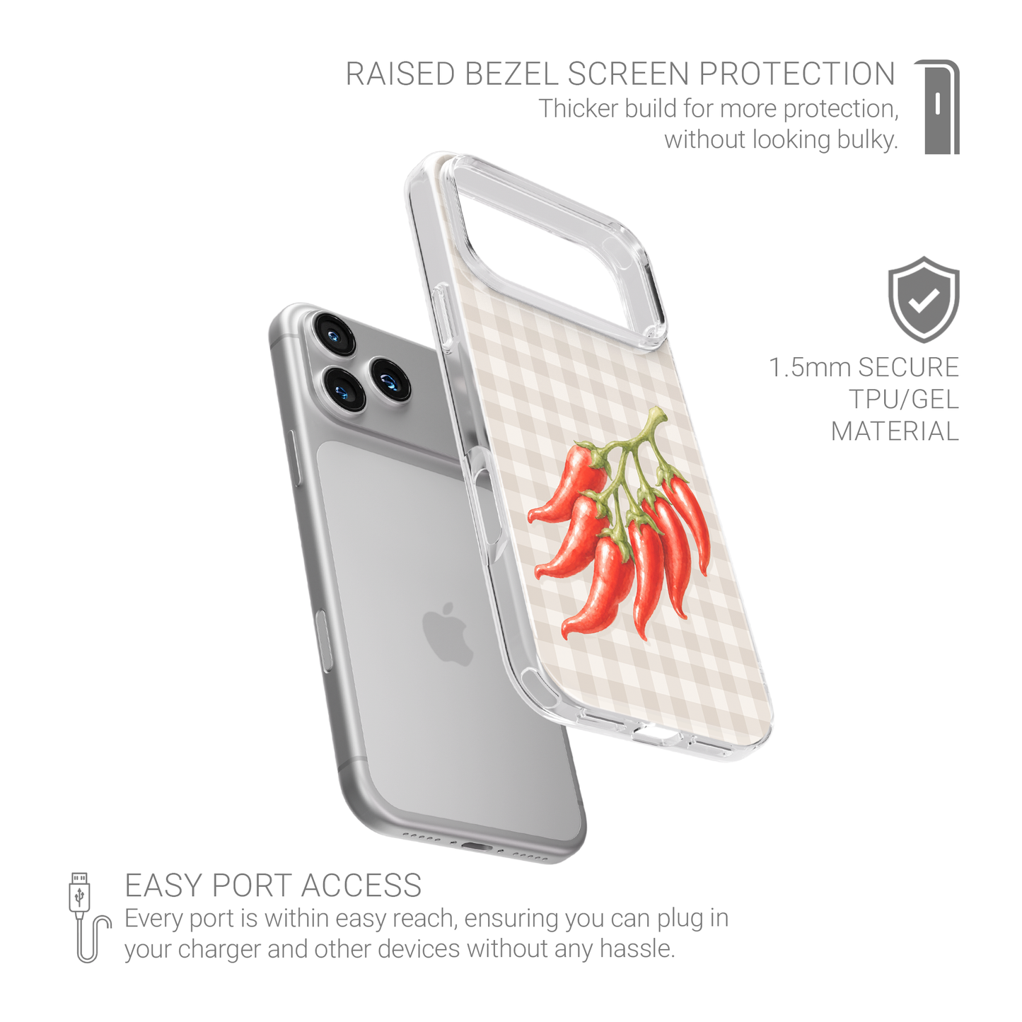Scarlet Spice | Soft Clear Case