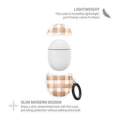 Gingham Glow | Google Pixel Buds Tough Case