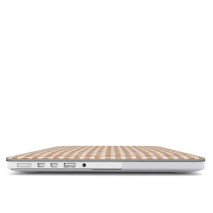 Autumn gingham MacBook Air and MacBook Pro hard shell case