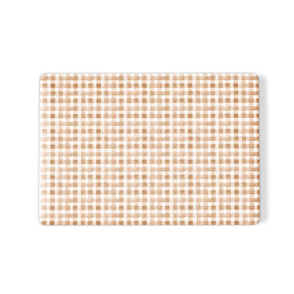 Autumn gingham MacBook Air and MacBook Pro hard shell case