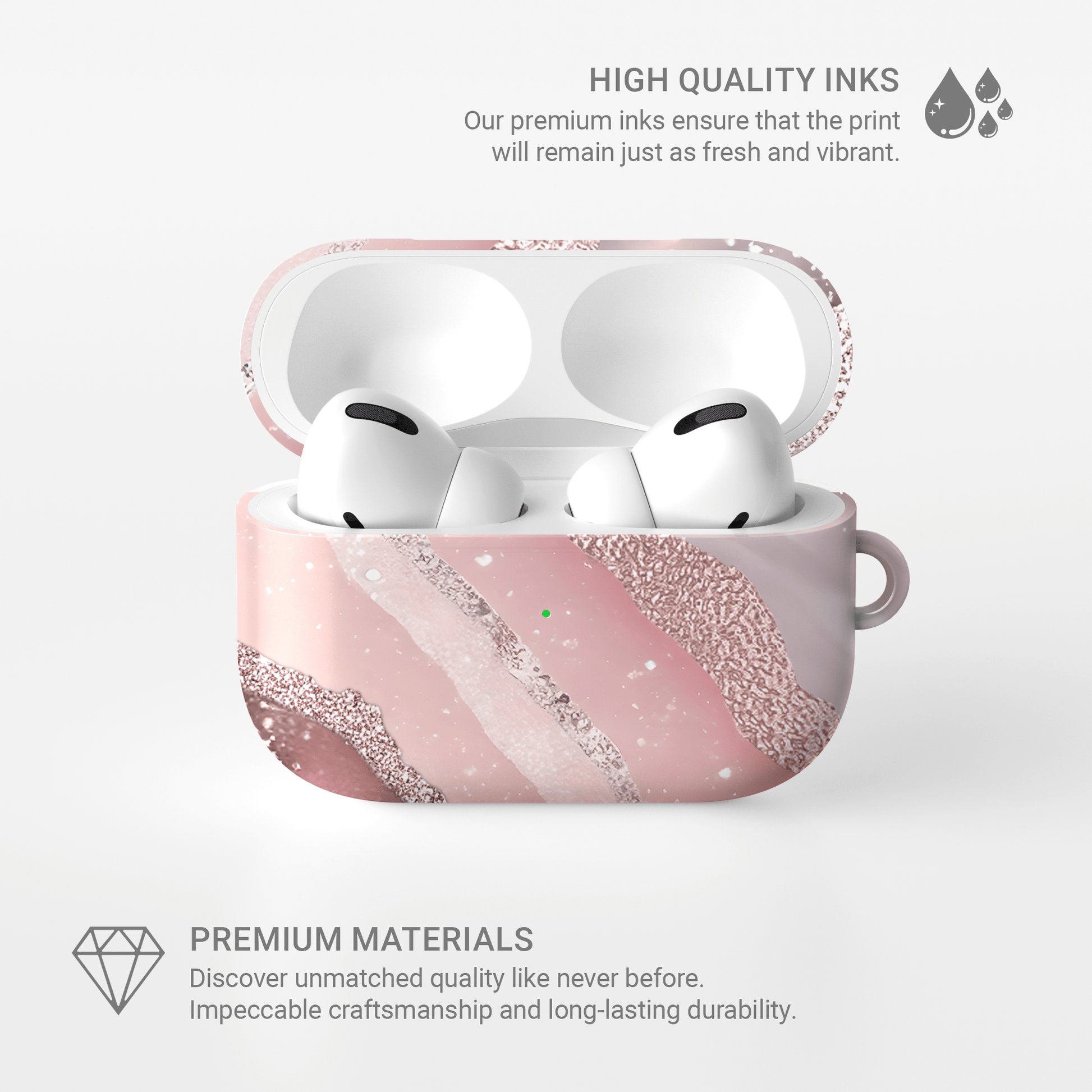 Glamour Strata | Apple AirPods Tough Case - Case & Charm