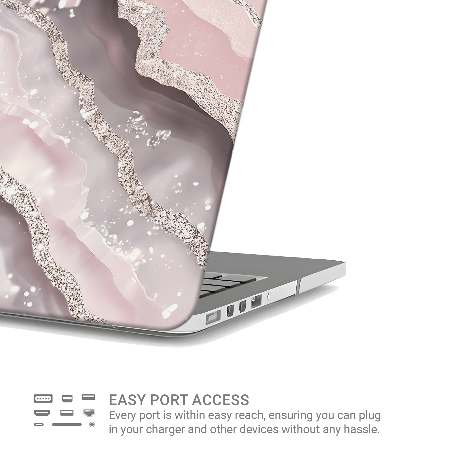 Glamour Strata | MacBook Case - Case & Charm