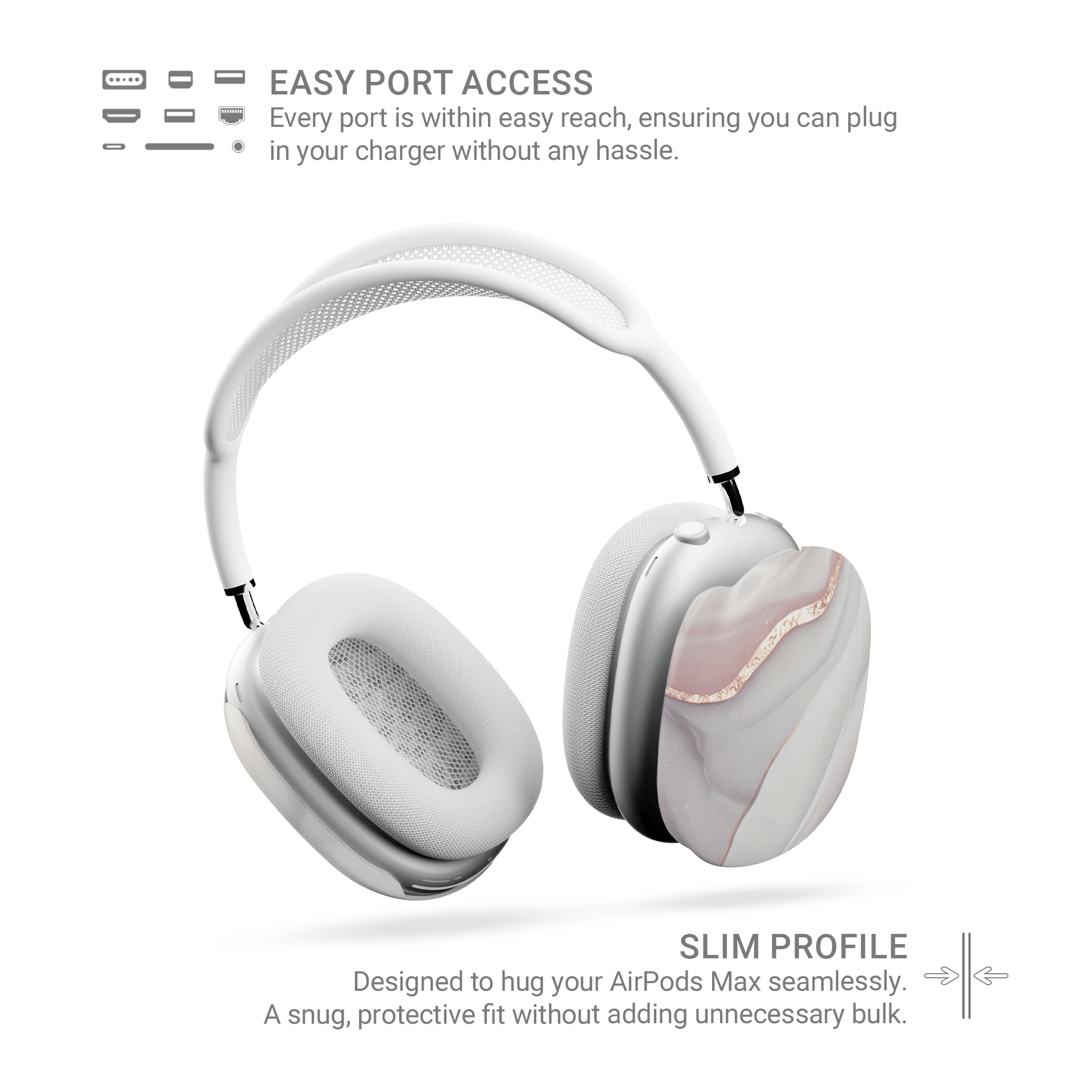Glimmergrain | Apple AirPods Max Tough Case - Case & Charm