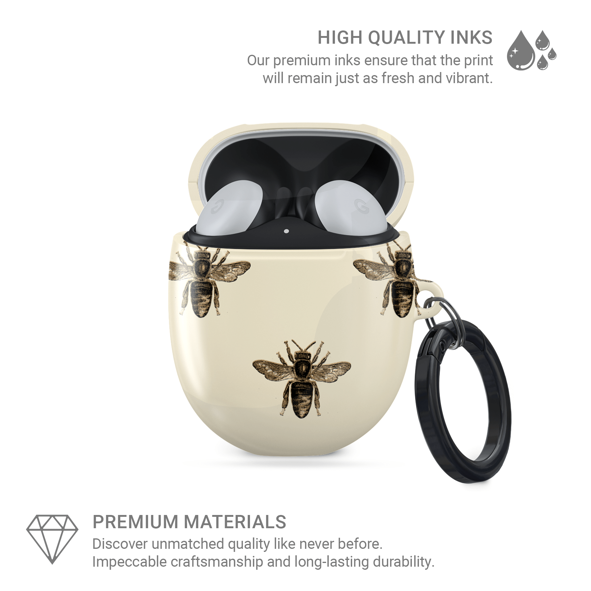 Golden Forage | Google Pixel Buds Tough Case - Case & Charm