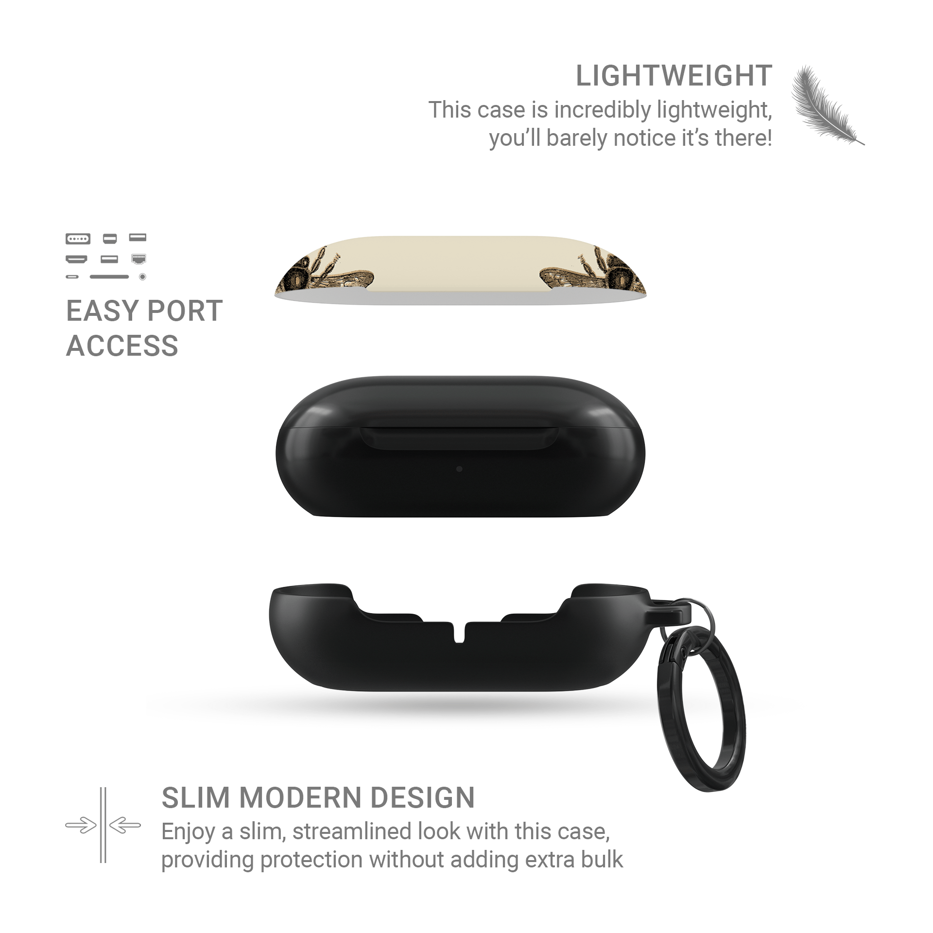 Golden Forage | Samsung Buds Tough Case - Case & Charm