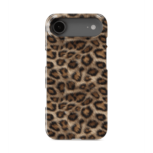 Slim and lightweight Golden Huntress leopard print phone case design