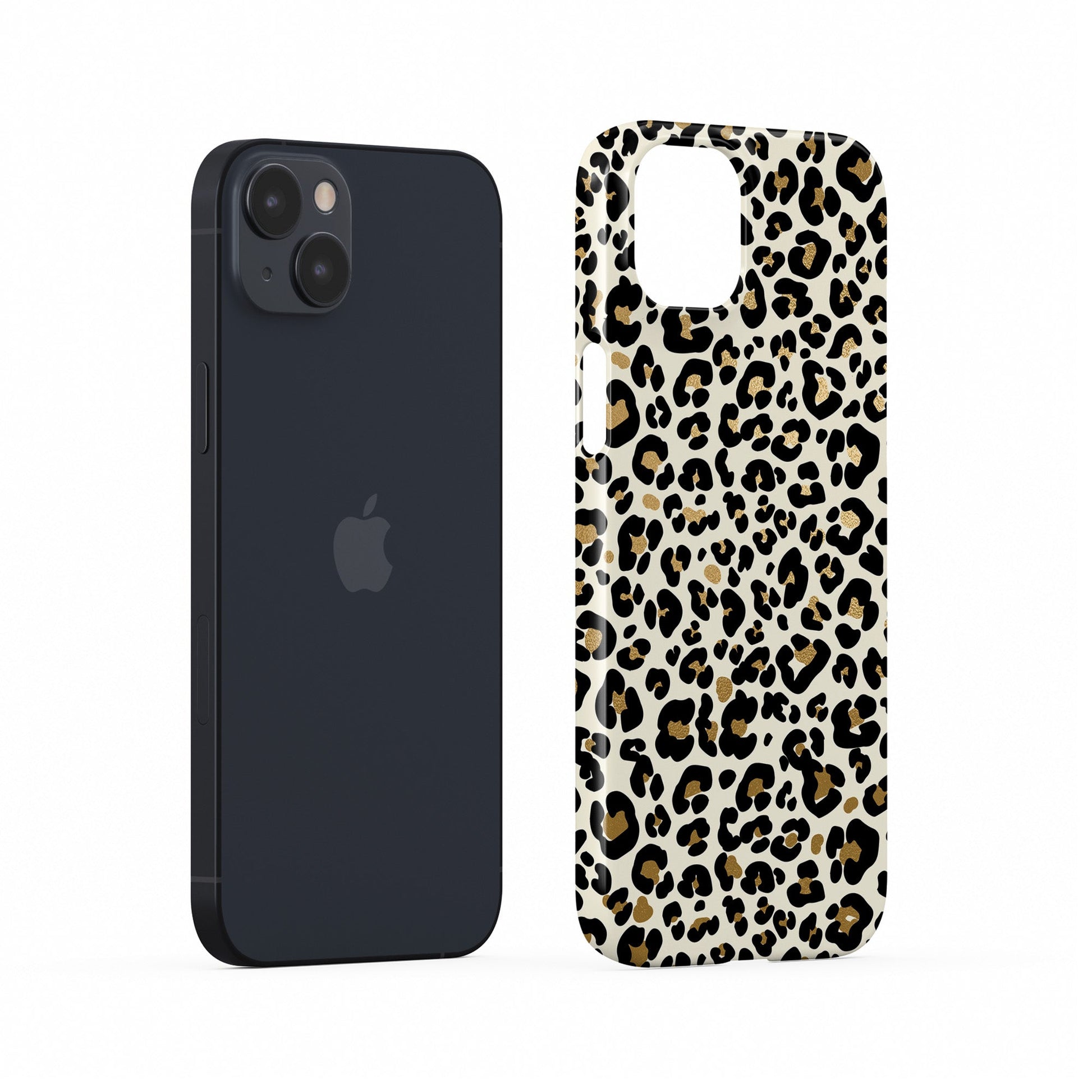 Leopard print protective phone case