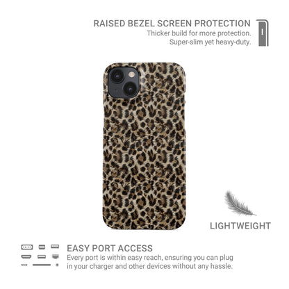 leopard Snap Phone Case for iPhone and Samsung models