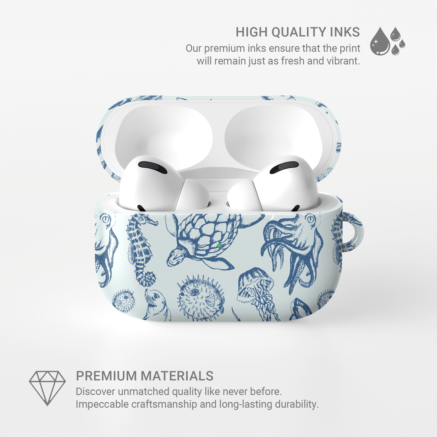 Ink Of The Ocean | Apple AirPods Tough Case - Case & Charm