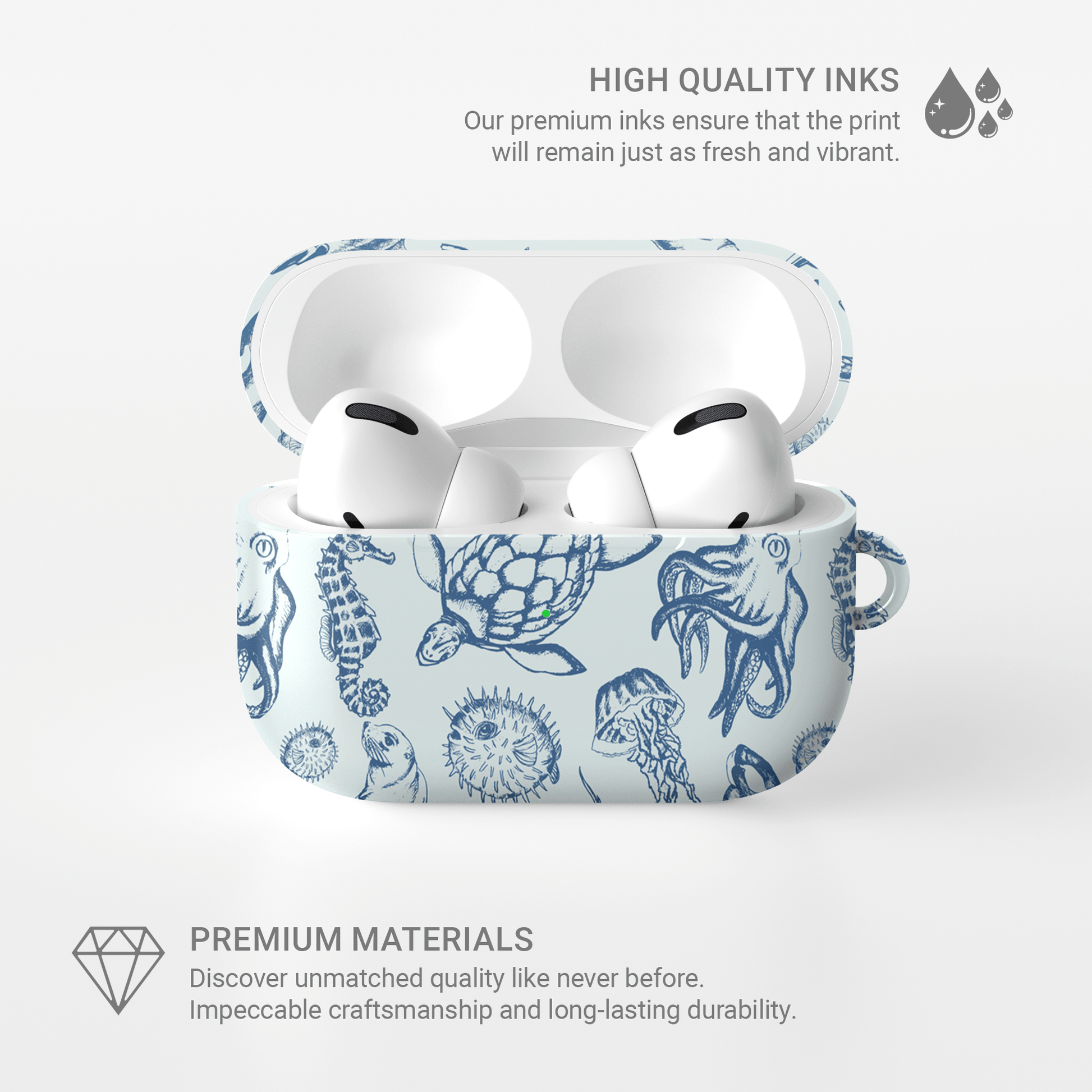 Ink Of The Ocean | Apple AirPods Tough Case - Case & Charm