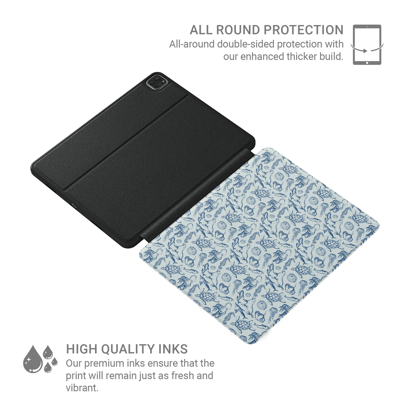 Ink Of The Ocean | Apple iPad Case - Case & Charm