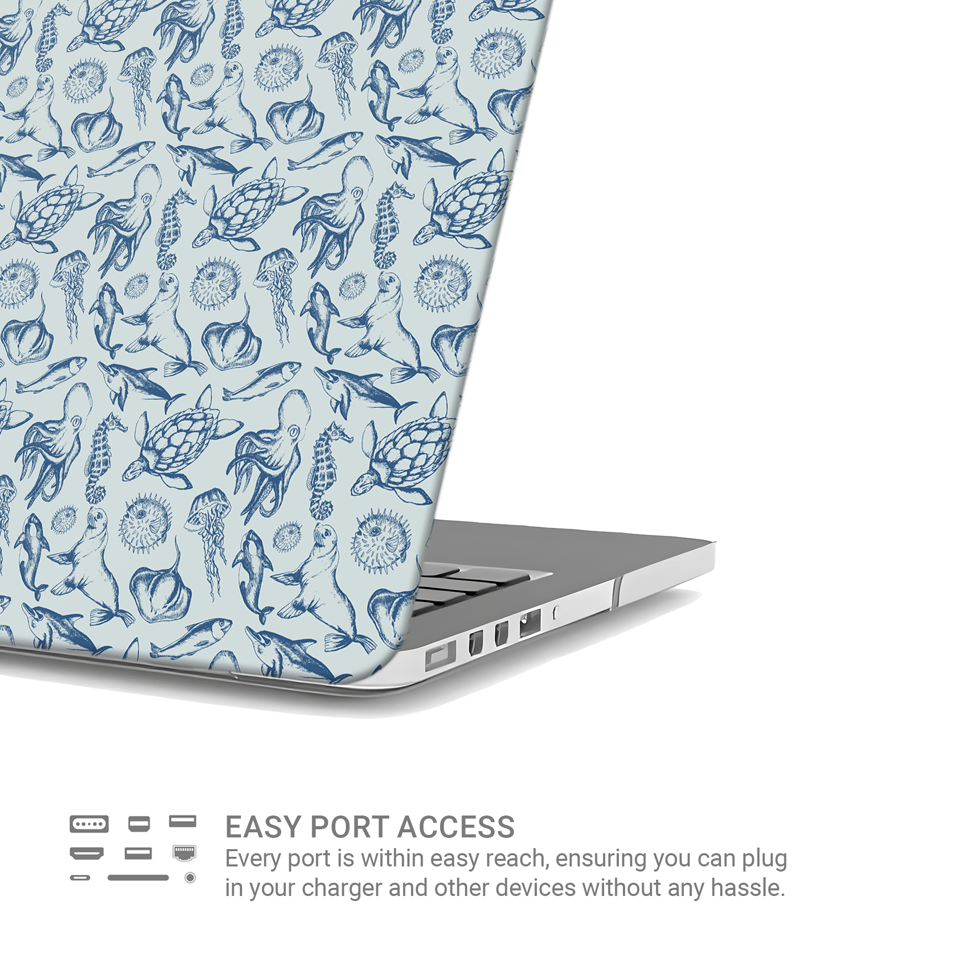 Ink Of The Ocean | MacBook Case - Case & Charm